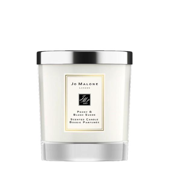 Peony and Blush Suede Home Candle 200g