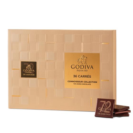 Godiva Prp Carres Dark 36pcs -180g