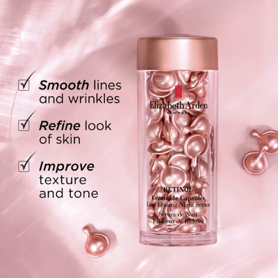 Retinol Ceramide Capsules Line Erasing Night Serum 60-Piece