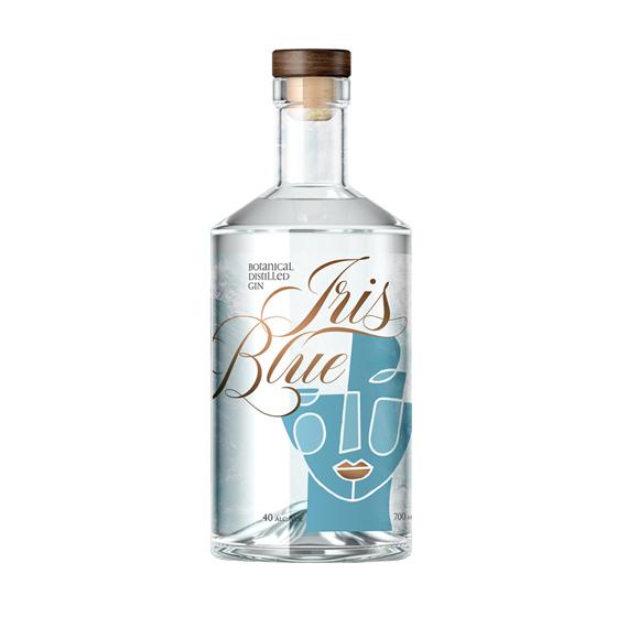 Iris Blue Botanical Distilled Gin 70cl