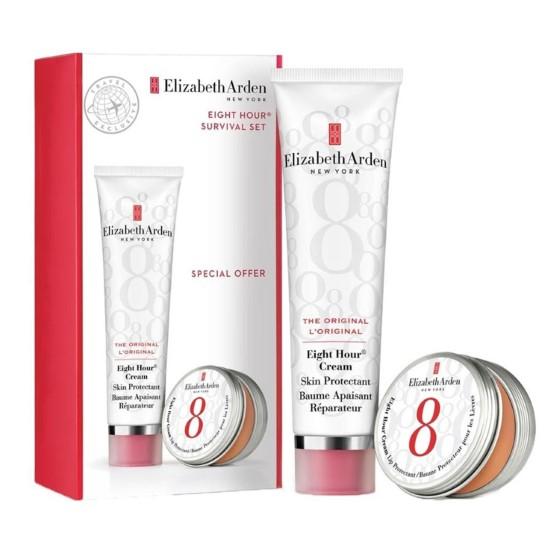 Eight Hour Cream Survival Set for Face and Lips