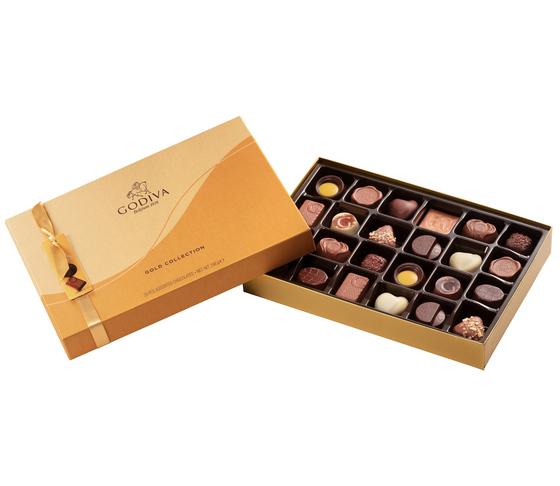 Godiva Gold Rigid Box 25pcs - 255g 