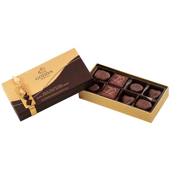 Godiva Connoisseur All Dark 75g 8pcs