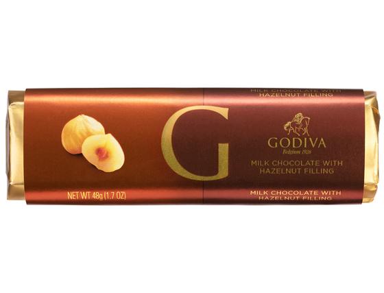 Godiva Bar Milk Hazelnut 48g