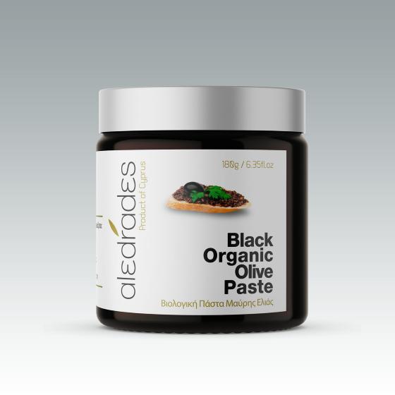 Aledrades Black Organic Olive Paste 180g