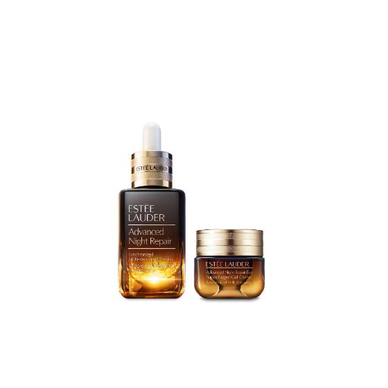 Advanced Night Repair Face Serum And Eye Supercharged Gel-Creme Set