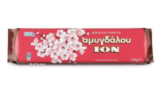 Ion Milk Chocolate With Almonds 270g